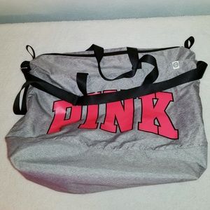 Huge PINK Victoria's Secret Tote Bag EUC